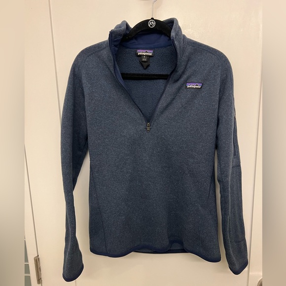 Patagonia Women's Better Sweater® 1/4-Zip Fleece, navy blue, size M - Picture 2 of 4